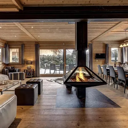 Luxury Chalet With Sauna, Hot Tub And Fireplace שאמוני